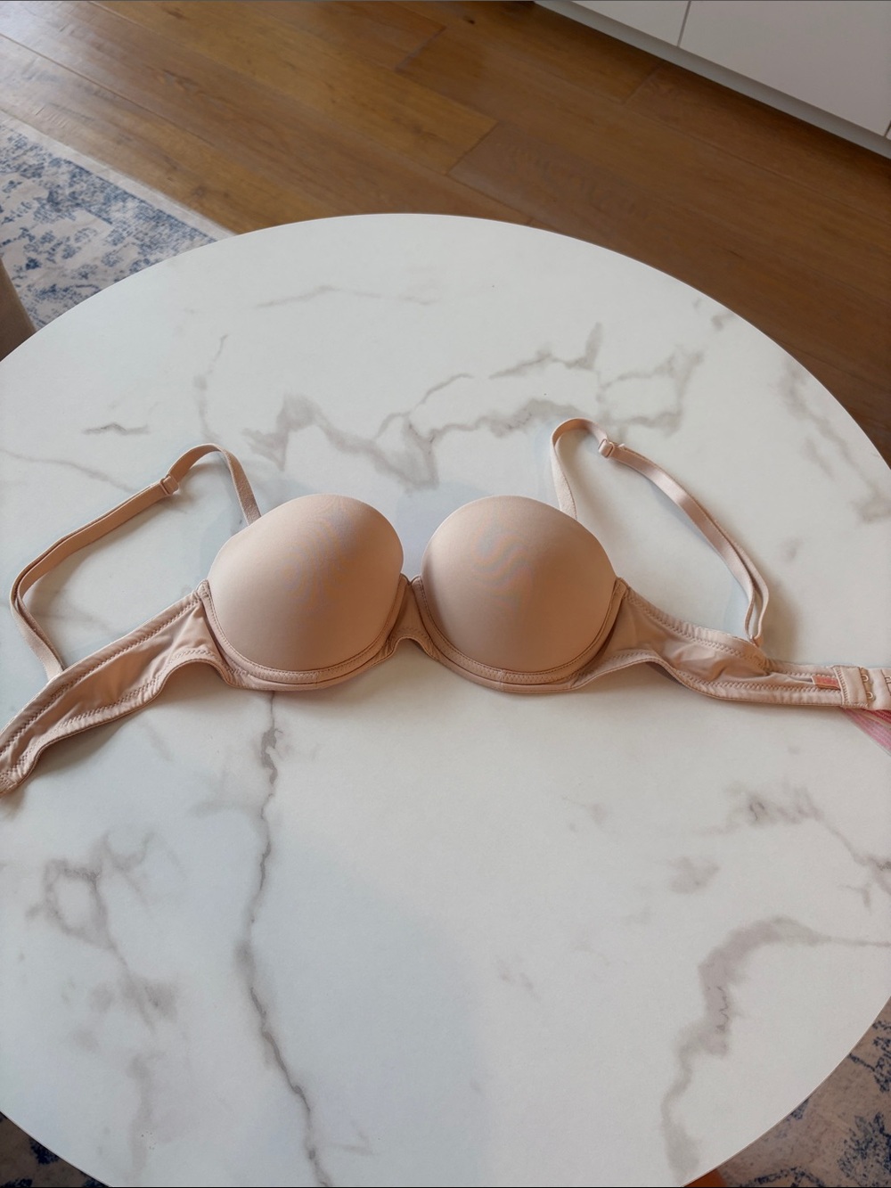 Pink Tan Push Up Bra